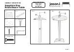 Предварительный просмотр 2 страницы Jason.L Sapphire Disc Round Base Table Assembly Instructions