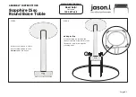 Предварительный просмотр 3 страницы Jason.L Sapphire Disc Round Base Table Assembly Instructions