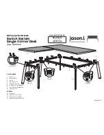 Preview for 2 page of Jason.L Switch System Single Corner Desk Installation Manual