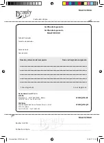 Preview for 20 page of Jata Beauty SC1040 Instructions Of Use And Maintenance