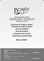 Preview for 1 page of Jata Beauty SC55B Instructions For Use Manual