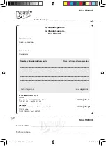 Preview for 16 page of Jata Beauty SM100B Instructions For Use Manual