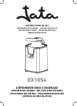 Jata electro EX1054 Instructions For Use Manual preview