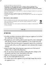 Preview for 8 page of Jata electro GR204C Instructions For Use Manual