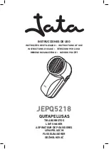 Jata electro JEPQ5218 Instructions For Use Manual preview