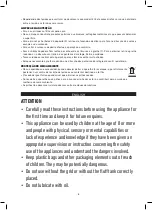 Preview for 6 page of Jata electro JEPQ5218 Instructions For Use Manual