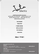Jata electro TT581 Instructions For Use Manual preview