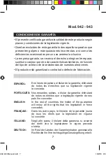 Preview for 7 page of Jata hogar 942 Instructions For Use Manual