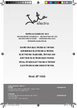 Jata BT1050 Instructions For Use Manual preview