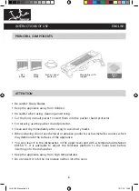 Preview for 6 page of Jata hogar AC50 Instructions Of Use