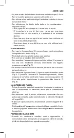 Preview for 27 page of Jata JBMA1400 Instructions For Use Manual