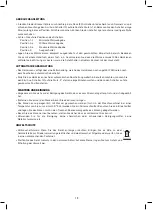 Preview for 19 page of Jata JCAE5220 Instructions For Use Manual