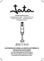 Preview for 1 page of Jata JEBT1945 Instructions Of Use