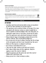 Preview for 9 page of Jata JECE1231 Instructions For Use Manual