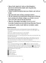 Preview for 18 page of Jata JEGR2851 Instructions For Use Manual