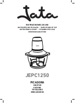 Предварительный просмотр 1 страницы Jata JEPC1250 Instructions Of Use