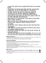 Preview for 10 page of Jata MOST2540 Instructions For Use Manual