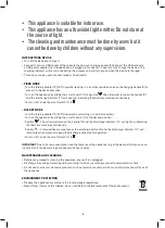 Preview for 8 page of Jata MOST3540 Instructions For Use Manual