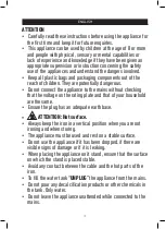 Preview for 10 page of Jata PL598C Instructions For Use Manual