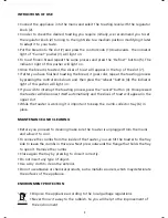 Preview for 9 page of Jata TT492 Instructions For Use Manual