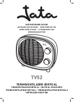 Jata TV52 Instructions For Use Manual предпросмотр