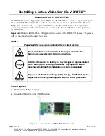 Preview for 1 page of Jaton 3DForce2 MX-64DDR Installing