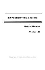 Preview for 1 page of Jaton BX Pentium II User Manual