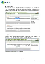 Preview for 12 page of Jatontec JT6300D Administrator User Manual
