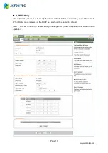 Preview for 17 page of Jatontec JT6300D Administrator User Manual