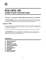 Предварительный просмотр 2 страницы JAVAC BULLDOG A2L Safety Instructions & Operation Manual