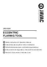 Предварительный просмотр 1 страницы JAVAC JAV-1024 Safety Instructions & Operation Manual