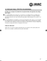 Preview for 67 page of JAVAC XTR-ALTIMA A2L Safety Instructions & Operation Manual