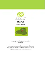 Javad MinPad User Manual предпросмотр