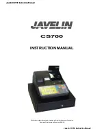 Javelin CS700 Instruction Manual preview