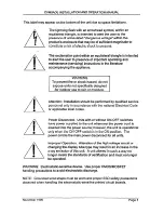 Preview for 7 page of Javelin CVMA9A Installation And Operation Manual