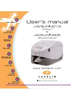 Preview for 1 page of Javelin J205 User Manual