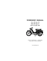 JAWA 50 20 Workshop Manual preview