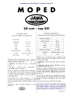 JAWA 551 Handbook preview