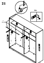 Предварительный просмотр 22 страницы JAWA JWS928E4 Assembling Instruction