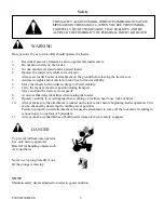 Preview for 3 page of JAWA TRAC-LIFT T50HLSS Operator'S Manual