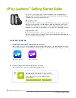 Jawbone UP Getting Started Manual preview