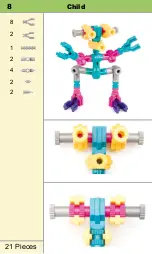 Предварительный просмотр 8 страницы JAWBONES The Buildable Art System Assembly Instructions Manual