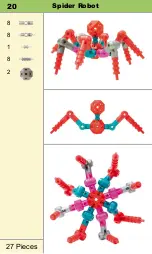 Предварительный просмотр 20 страницы JAWBONES The Buildable Art System Assembly Instructions Manual