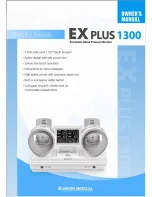 Jawon Medical EX plus 1300 Owner'S Manual preview