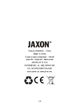 Preview for 20 page of Jaxon AJ-SYX Operation Manual