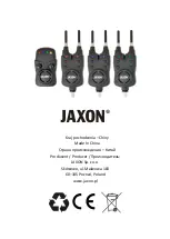 Preview for 12 page of Jaxon XTR CARP FLEX VT Operation Manual