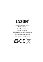 Preview for 10 page of Jaxon XTR CARP SENSITIVE PLUS Operation Manual