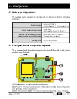 Preview for 7 page of Jay electronique Jump Installation And User Manual