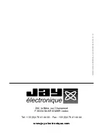 Preview for 28 page of Jay electronique Jump Installation And User Manual