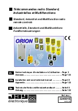 Preview for 1 page of Jay electronique OREi21SL1 Installation And User Technical Manual